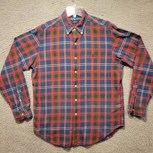 Ralph Lauren Classic Fit Plaid Button Up Longsleeve Shirt Large